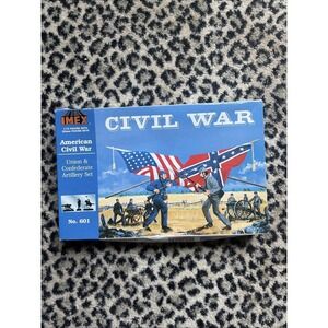 IMEX 1/72 Civil War Union Confederate Cavalry Artillery Set 601 Looks Complete